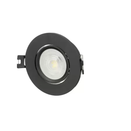 Integral LED inbouwspot - niet dimbaar - rond zwart - D90xH65mm - 3.6W