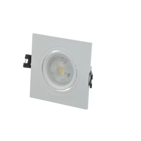 Integral LED inbouwspot - niet dimbaar - vierkant wit - L93xB93xH65mm - 3.6W