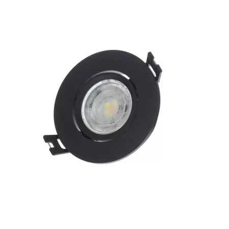 Philips LED inbouwspot dimbaar -  rond zwart -  D90xH65mm - 3,8W