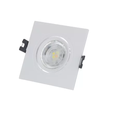 Philips LED inbouwspot dimbaar - vierkant wit - L93xB93xH65mm - 3,8W