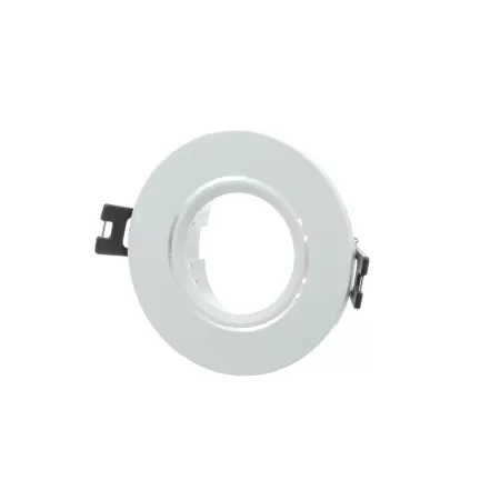 Armatuur MR16 rond wit D90xH27mm - lamp diameter 50mm