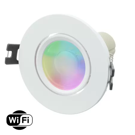 Miboxer LED inbouwspot dimbaar - Wifi 2.4GHz -  rond wit -  D90xH80mm - 6W