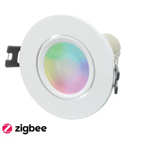 Miboxer LED inbouwspot dimbaar - Zigbee + 2.4GHz -  rond wit -  D90xH80mm - 6W - Hue compatibel