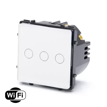 Wifi touch rolluikschakelaar wit - 1000W