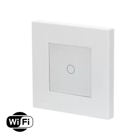 Wifi touch aan-uit schakelaar enkel wit set - 600W