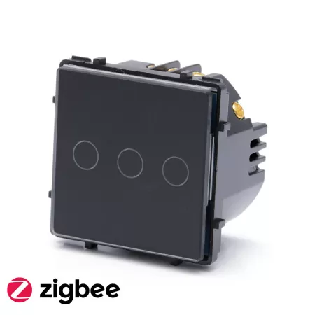 Zigbee touch rolluikschakelaar zwart - 600W